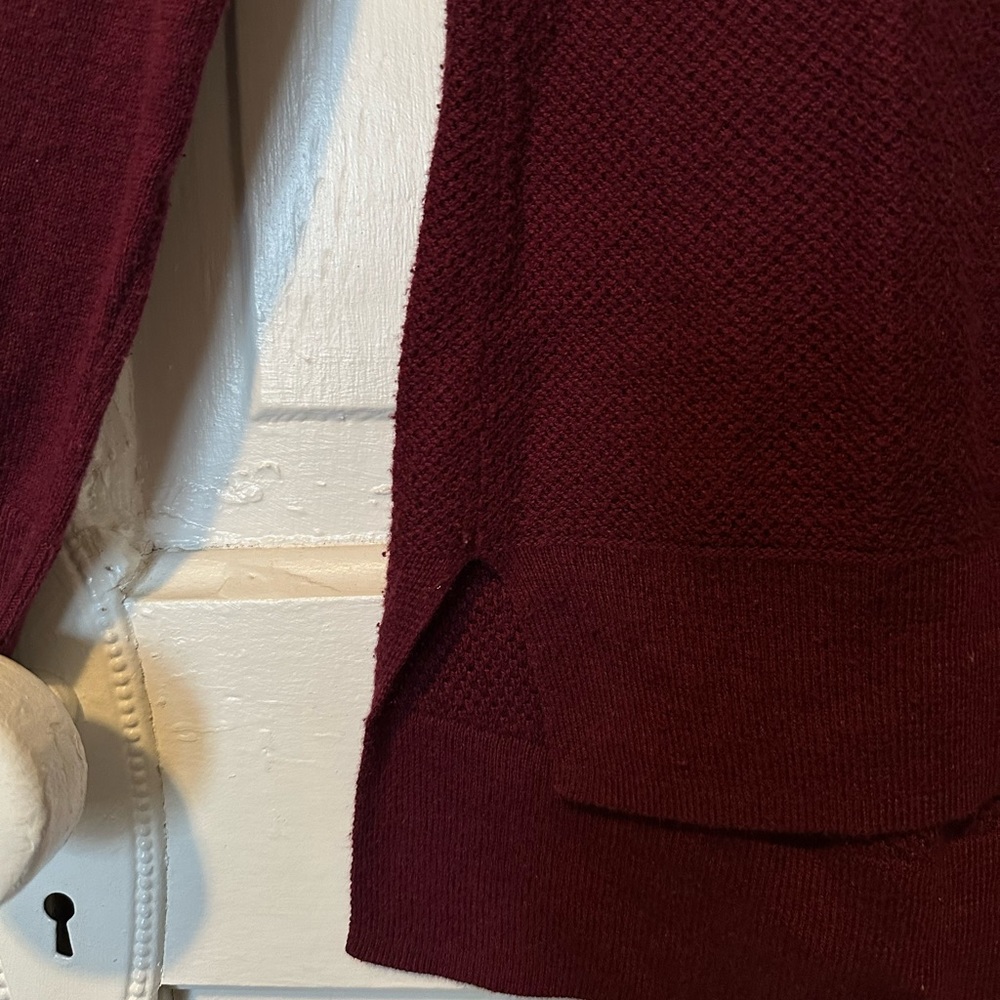 American Eagle Outfitters Dark Cherry Red Sweater XS - Picture 10 of 12